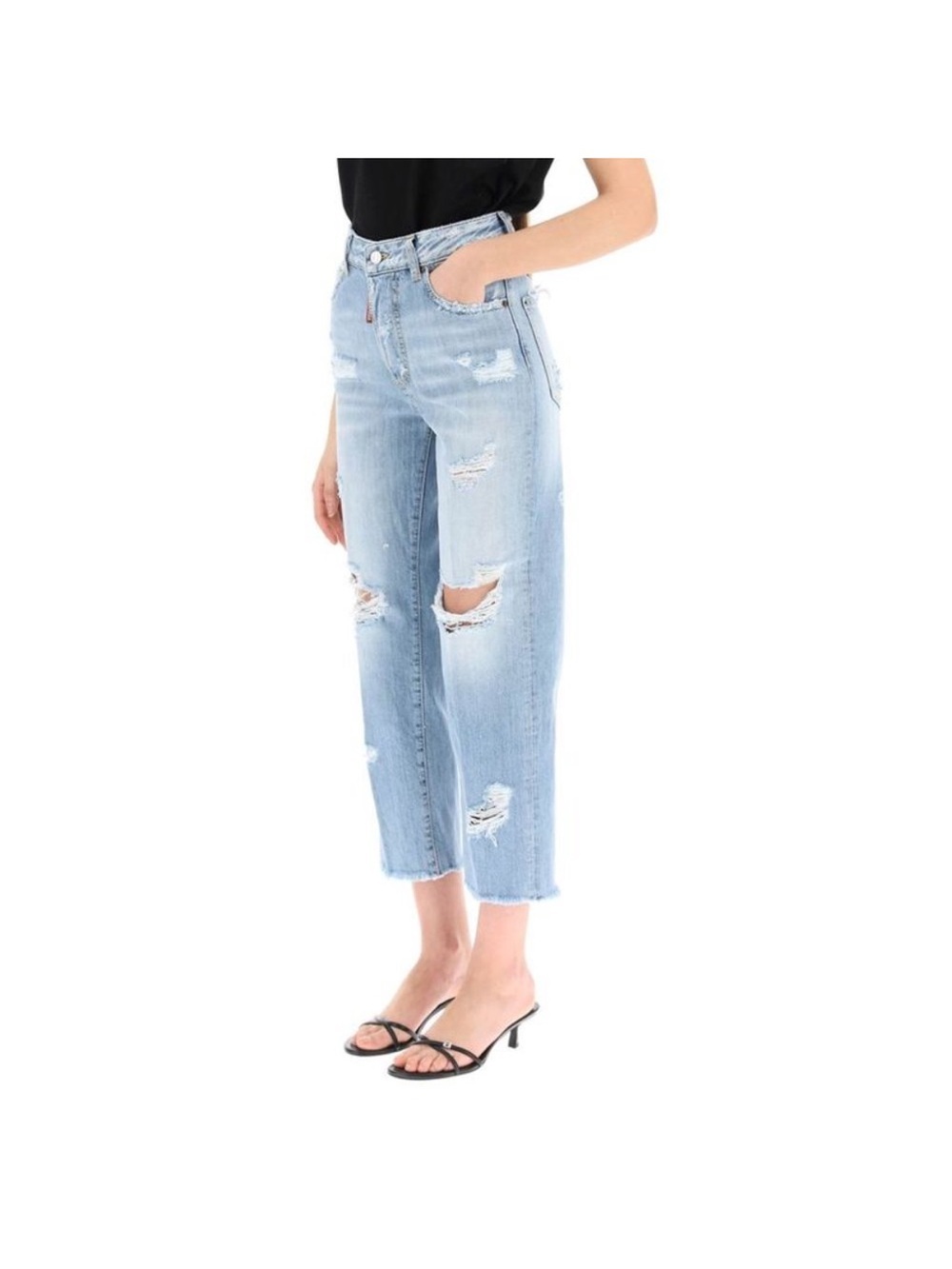 Dsquared2 Destroyed Boston Jeans Size 36